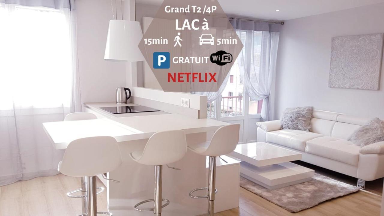 Le White Cosy A 5 Minutes Du Lac Avec Parking Privatif Gratuit Анси Экстерьер фото